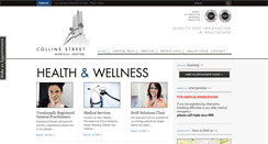 Desktop Screenshot of collinsstmedicalcentre.com.au